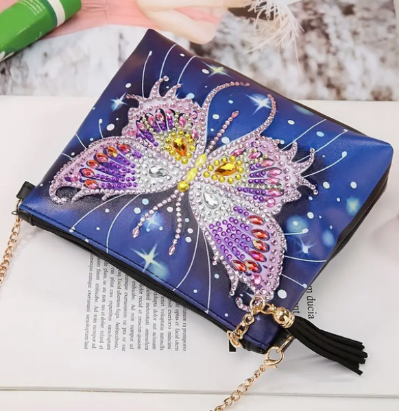 Diamond Painting Handtasche Schmetterling
